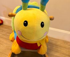 Wooden baby rocking animal caterpillar
