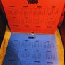 Snoopy 1986 Vintage Charlie Brown Peanuts date book Rare Image 4