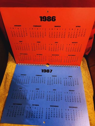 Snoopy 1986 Vintage Charlie Brown Peanuts date book Rare