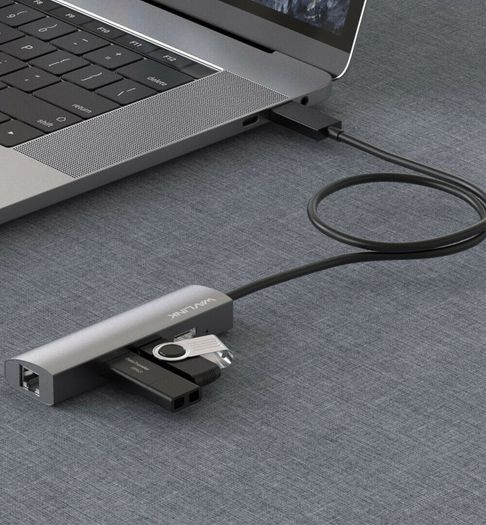 Wavlink USB-C Travel Universal Mini Dock Gigabit Ethernet/HDMI UHD 4K@60Hz (UHP3408) (Brand New/Warranty)
