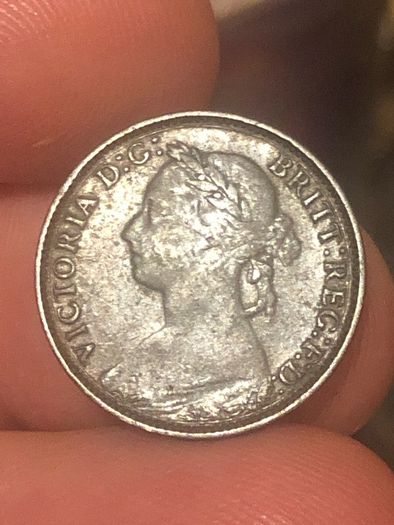1881 H farthing