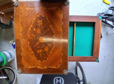 Walnut Card Table
