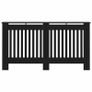 Radiator Cover Black 152x19x81.5 cm MDF Image 3
