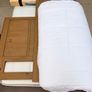 Quality 3ft Oak Single Bed + Mattress + Topper + Duvet | Cost 780 > 450 Image 9