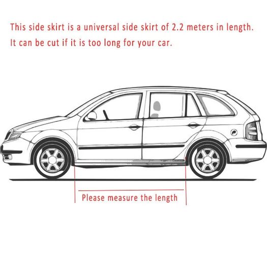 Universal side skirts