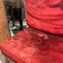 Vintage red velvet lounge chair 110 Euro Image 2