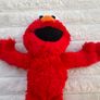Elmo Plush Soft Toy Sesame Street approx. 8" Red Furry Used Please see photos Image 4