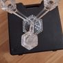 Candle Holder/3 Arm Candeleabra 24% Lead Crystal .. Price Drop Image 5
