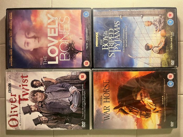 Drama DVD Bundle War Horse The Lovely Bones Oliver Twist 4 Films