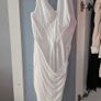White corset ruched dress Image 2