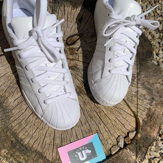 Classic Adidas Superstar White Cream