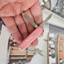 Vintage Victorinox L.L.Bean Classic Pink 58mm Swiss Army Knife Keychain tool Collectable Image 2
