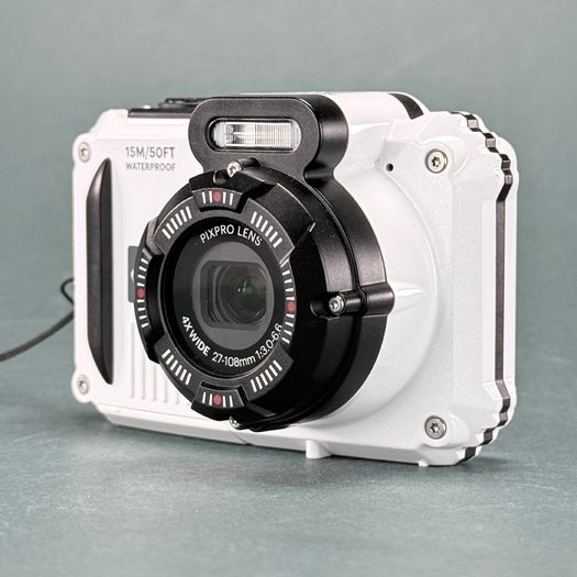 Kodak Pixpro WPZ2 White Digital Camera 16MPX Wi-Fi Waterproof 15MT