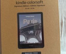 Kindle coloursoft signature edition