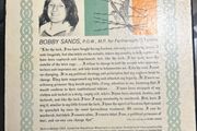 Original 1981 Bobby Sands "The Lark &amp; The Freedom Fighter" Block Mounted Print