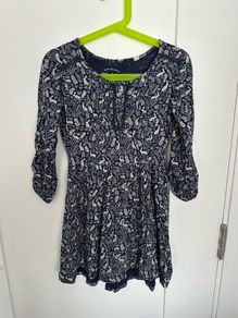 Lovely navy Debenhams dress for a girl, 116cm, 5-6 years