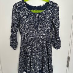 Lovely navy Debenhams dress for a girl, 116cm, 5-6 years