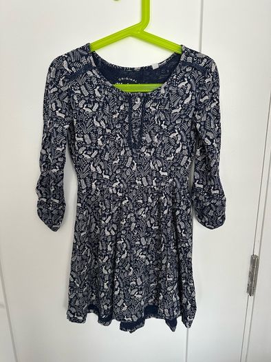 Lovely navy Debenhams dress for a girl, 116cm, 5-6 years