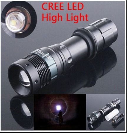 Bicycle Light 3800 Lumens zoomable + 2xSilicone Torch Band