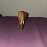 Vintage carved wooden Elephant Image 3