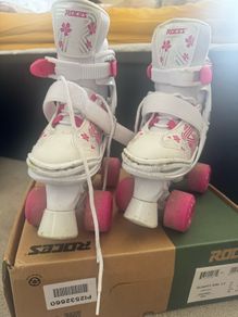 Roces Quaddy 3.0 Adjustable Girl Rollerskates - Size 12J-1 (30-33)