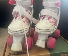 Roces Quaddy 3.0 Adjustable Girl Rollerskates - Size 12J-1 (30-33)
