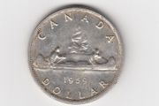 CANADA 1959 Dollar, 80% silver coin (No. G43)