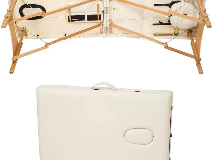 _Mobile Massage Table 3 Zones Height-Adjustable Including High-Quality Headrest and Bag Various Colours