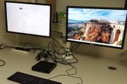 Dual Monitor arms with desk clamp
