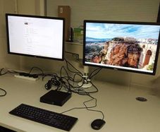 Dual Monitor arms with desk clamp