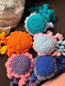 Handmade jellyfish plushie
