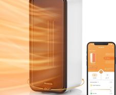 NEW SALE | Electric Heater, Low Energy Smart Space Heater with Thermostat, WiFi & Bluetooth App Control, Heater Works with Alexa & Google Assistant, Ceramic Heater for Bedroom, Office, Home, White