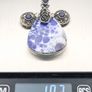Chunky Blue Spot Jasper & Iolite 925 Silver Pendant Image 10