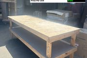 Heavy Duty Wooden Work Bench 249cm Workshop Table
