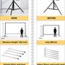 Projector Screen and Stand, Projector Screen 100 Inch 4k HD, Outdoor Projector Screen 16: 9 Wrinkle-Free Design for Backyard Movie Night (FREE SHIPPING) Image 6