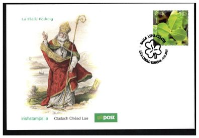 2007 Ireland St Patrick's Day Commemorative Stamp An Post First Day Cover (FDC)