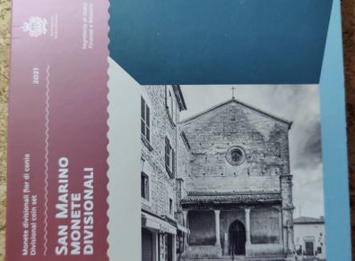 San Marino Brilliant Uncirculated Euro Coin Set 2021