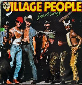 The Village People Live double album Live and Sleazy in vg condition