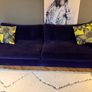 Velvet 3 seater Sofa Image 4