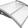 Front Door Canopy Outdoor Awning, Rain Shelter for Back Door, Porch, Patio, Window, 100 x 80 cm (FREE SHIPPING) Image 2