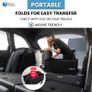 Wheelchair  Folding Transit Wheelchair  Attendant & Transport 57cm Narrow  Comes with Travel Bag  Bio-Lec Mobility Image 7