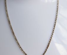 Vintage Italy  925 Sterling Silver 1.9mm Tinsel Chain Necklace Length 20" - 2,9g
