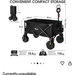 Foldable Beach/Camping Wagon or Trolley