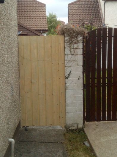 Timber and steel Side Gates