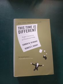 This time is different eight centuries of financial folly by Reinhart and rogoff