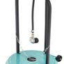 In/outdoor Blue Radiant Gas Patio Heater 13.5 kW Sturdy Steel with Wheels Image 3
