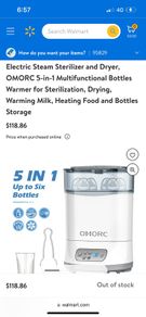 Baby steriliser and dryer 5 in 1