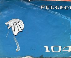 Peugeot 104 Owners Manual 1976-1979