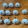 11 porcelain blue and white door knobs Image 2