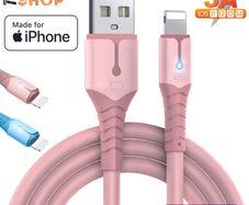 Silicone Fast Charging Cable For iPhone X 11 12 Max 13 Pro Mini Long USB Charger Silicone